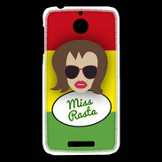 Coque HTC Desire 510 Miss Rasta Chatain