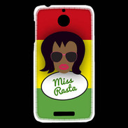 Coque HTC Desire 510 Miss Rasta Black
