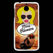 Coque HTC Desire 510 Miss Réunion Blonde