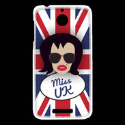Coque HTC Desire 510 Miss UK Brune