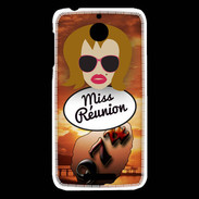 Coque HTC Desire 510 Miss Réunion Rousse