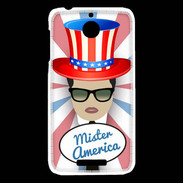 Coque HTC Desire 510 Mister América Brun
