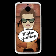 Coque HTC Desire 510 Mister Guadeloupe Chatain