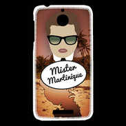 Coque HTC Desire 510 Mister Martinique Chatain