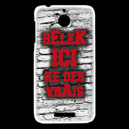 Coque HTC Desire 510 Belek Ici Rouge