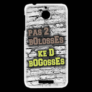 Coque HTC Desire 510 Pas 2 bolosses sur fond en brique