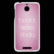 Coque HTC Desire 510 Boulot Sexo Dodo Rose ZG