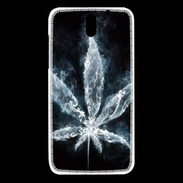 Coque HTC Desire 610 Feuille de cannabis en fumée
