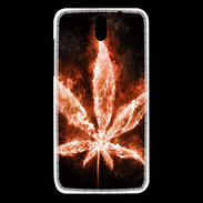 Coque HTC Desire 610 Cannabis en feu
