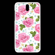 Coque HTC Desire 610 Vintage Rose 3