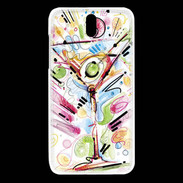 Coque HTC Desire 610 cocktail en dessin