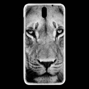 Coque HTC Desire 610 Lion en noir et blanc