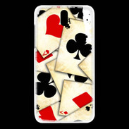 Coque HTC Desire 610 Carte de poker vintage 50