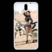 Coque HTC Desire 610 Moto cross sexy 