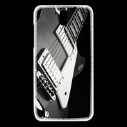 Coque HTC Desire 610 Guitare en noir et blanc