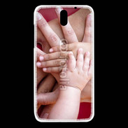 Coque HTC Desire 610 Famille main dans la main