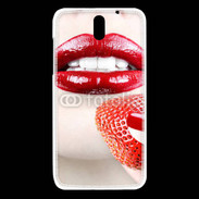Coque HTC Desire 610 Bouche sexy rouge à lèvre gloss rouge fraise