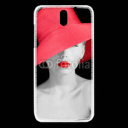 Coque HTC Desire 610 Femme élégante en noire et rouge 10
