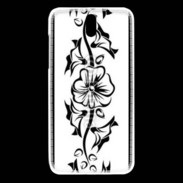 Coque HTC Desire 610 Tatouage de fleurs 5