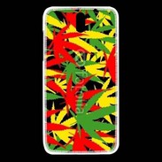 Coque HTC Desire 610 Fond de cannabis coloré