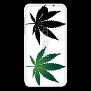 Coque HTC Desire 610 Double feuilles de cannabis