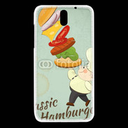 Coque HTC Desire 610 Hamburger vintage