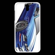 Coque HTC Desire 610 Mustang bleue