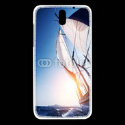 Coque HTC Desire 610 Bateau et couché de soleil 50