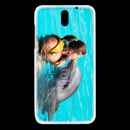 Coque HTC Desire 610 Bisou de dauphin