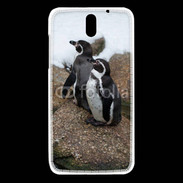 Coque HTC Desire 610 2 pingouins