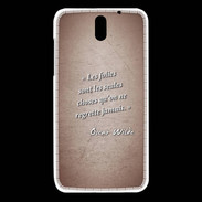 Coque HTC Desire 610 Les Folies Rouge Citation Oscar Wilde