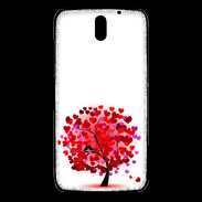 Coque HTC Desire 610 Arbre coeurs