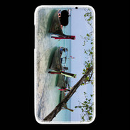 Coque HTC Desire 610 DP Barge en bord de plage 2