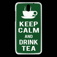 Coque HTC Desire 610 Keep Calm Drink Tea Vert