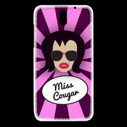 Coque HTC Desire 610 Miss Cougar Brune