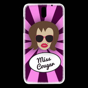 Coque HTC Desire 610 Miss Cougar Chatain