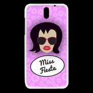 Coque HTC Desire 610 Miss Fiesta Brune