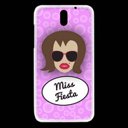 Coque HTC Desire 610 Miss Fiesta Chatain