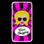 Coque HTC Desire 610 Miss Shopping Blonde