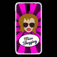 Coque HTC Desire 610 Miss Shopping Rousse