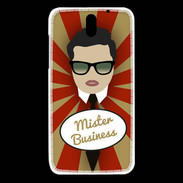Coque HTC Desire 610 Mister Business Brun
