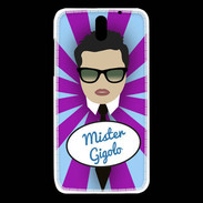 Coque HTC Desire 610 Mister Gigolo Brun