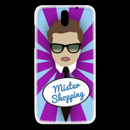 Coque HTC Desire 610 Mister Shopping Chatain