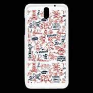 Coque HTC Desire 610 Adishatz All Over Rugby YM