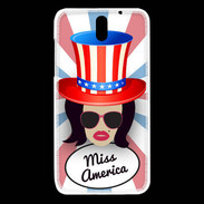 Coque HTC Desire 610 Miss USA Brune