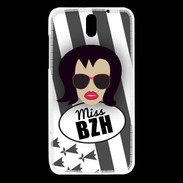 Coque HTC Desire 610 Miss Bretagne Brune