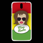 Coque HTC Desire 610 Miss Rasta Chatain