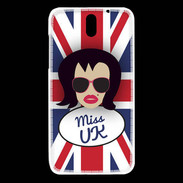 Coque HTC Desire 610 Miss UK Brune