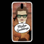 Coque HTC Desire 610 Mister Guadeloupe Chatain