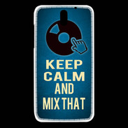 Coque HTC Desire 610 Keep Calm and Mix that Bleu
